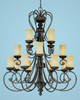 Large Chandeliers-Pillar Candle - 444872 - Capital Lighting, Inc.