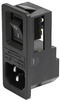 Iec Power Connector, C14 Inlet, 10A; Iec Connector Type Schurter - 23M1694 - Newark, An Avnet Company