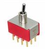 SWITCH TOGGLE 4PDT 5A 120V -- 174-7401P3YZGE