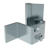 Removable Concealed Hinge, Concealed Assembly, Steel, Blue Zinc - N6-DHIM-4040F - Southco