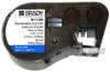 Brady B-498 Black on White Vinyl Thermal Transfer Die-Cut Thermal Transfer Printer Cartridge - 0.75 in Width - 1/2 in Height - M-11-498 - 754473-14215 - R. S. Hughes Company, Inc.