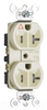 Duplex/Single Receptacle - TRIG5362-I - Hubbell Wiring Device-Kellems