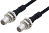 Slide-On BMA Plug Bulkhead to Slide-On BMA Plug Bulkhead Cable 60 Inch Length Using PE-SR405FLJ Coax - PE3C4844-60 - Pasternack