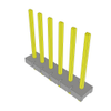 Headers, Male Pins - 612-HPM-06-04-T-S-ND - DigiKey