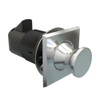 Point Push To Close Latch, Square Housing, Chrome Housing, Chrome Knob - MP-05-212-11 - Southco