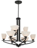 EBN5009K Mid. Chandeliers-Glass Up - 375083 - Capital Lighting, Inc.