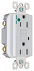 GFCI Duplex Receptacle -- 1595-HGW - Image