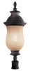 8906-94-PL 1 Light Post Mount - 8906-94-PL - Minka Group