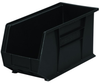 Akro-Mils Akrobin 60 lb Black Industrial Grade Polymer Hanging / Stacking Storage Bin - 18 in Length - 8 1/4 in Width - 9 in Height - 1 Compartments - 30265 BLACK - 30265 BLACK - R. S. Hughes Company, Inc.