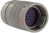 connector,metal circ,str plug,bayonet mating,lg shell,24 #20 solder socket cont -- 70143330