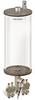 Levelux Clear View Multiple Feed Electro Lubricator, 1 gal Acrylic Reservoir, 4 Feeds, 1/8