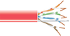 1000-ft. CAT5e Solid Bulk Cable 350MHZ UTP Plenum Red - EYN848A-PB-1000 - Black Box