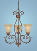 Mid. Chandeliers-Glass Up - 424591 - Capital Lighting, Inc.