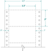 Postal Tray Tag - Pinfeed - 250255 - Western Numerical Control
