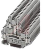 DOUBLE LEVEL FEED THROUGH TERMINAL BLOCK W EQUIPOTENTIAL GROUNDING CONTACT - 70169833 - Allied Electronics, Inc.