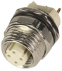 Sensor Connector, 4Pos, Rcpt, M12, Panel; Product Range Harting - 07AH5597 - Newark, An Avnet Company