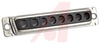 connector,d-subminiature,hybrid receptacle,for 8 coaxial or high power contact - 70145018 - Allied Electronics, Inc.