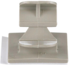 Cable Clip, Pa66, Gry, 25.4Mm X 25.4Mm; Cable Clamp / Clip Type Panduit - 66H1817 - Newark, An Avnet Company