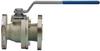 API 608 Carbon Steel ANSI 150 Flanged, Full Port, Split-Body Ball Valve -- 68F000-1 - Image