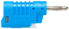 4Mm Banana Plug, Stacking, 36A, Blue; Gender Pomona - 25AC2365 - Newark, An Avnet Company