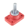 Eaton's Bussmann Series C1933R Heavy Duty Junction Block, Non-Feed Through, Red - 47201 - Waytek, Inc.