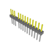 Headers, Male Pins - 612-HTSW-114-22-S-S-011-ND - DigiKey