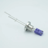 Thermocouple Feedthrough, Type E, 1 Pair, Miniature Connector, 1.33″ Conflat Flange - A0391-4-CF - MPF Products, INC.