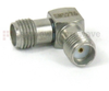 RA SMA Female (Jack) to SMA Female (Jack) Adapter, Passivated Stainless Steel Body, 1.25 VSWR - SM5276 - Fairview Microwave Inc.