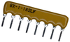 Resistor, Bussed Resistor Network 7, 1.8Kohm, 2%, Sip; Resistance Bourns - 32K9876 - Newark, An Avnet Company