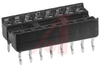 Socket, DIP;16Pins;Dual Leaf;Open;Solder Tail;0.31In.;Beryllium Copper;Tin - 70084223 - Allied Electronics, Inc.