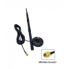 915MHz 9dBi Rubber Magnetic Antenna With RG174 Cable (L-3Mtr) + SMA Male Connector - ET-9159RM-1L3-SMS - Eteily Technologies India Pvt. Ltd.