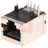 HI PERFRMNC PCB MOD JACK;1 PORT;8POS SHIELD W/PC GROUND - 70042946 - Allied Electronics, Inc.