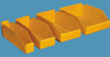 Corrugated Plastic Bins -- 54140 - Image