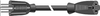 Power Cord Nema5-15P/5-15R, 10Ft 13A Black; Connector Type A Alpha Wire - 91B2623 - Newark, An Avnet Company