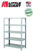 HEAVY-DUTY WELDED STEEL SHELVING -- H5SH-2436-72 - Image
