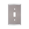 1-Gang Toggle Wall Plates, Stainless Steel Standard Size Polished Finish - 11SBS - Suzhou Ele Mfg Co., Ltd.