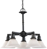 39062BLE-782 Mid. Chandeliers-Glass Down - 716748 - Capital Lighting, Inc.
