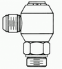 JIC to O-Ring Elbow 90° Live Swivel -- LS-6801-04-04 - Image