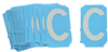 BradyGlo Gothic Quik Align Letter C - 6001-C - Brady Corporation