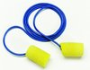 3M E-A-R 311-1101 Yellow Medium PVC Foam Disposable Corded Barrel Ear Plugs Ear Plug - 080529-11001 - 080529-11001 - R. S. Hughes Company, Inc.