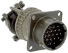 Circular Connector Receptacle, Size 14, 19 Position, Wall; Product Range Amphenol Industrial - 97J0954 - Newark, An Avnet Company