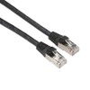 Amphenol MP-6ARJ45SNNK-065 CAT6A FTP Shielded Patch Cable (650-MHz) with Snagless CAT-6A Shielded RJ45 Connectors (10GbE Optimized) - Black 65ft - Amphenol Cables on Demand