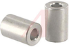 Spacer, round, aluminum iridite clear, 3/8 inch length, 1/4 in OD, #4 clear hole - 70006318 - Allied Electronics, Inc.