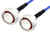 7/16 DIN Male to 7/16 DIN Male LSZH Jacketed Low PIM Cable 100 cm Length Using SR402FLJ Low PIM Coax with HeatShrink, RoHS - PE3C2003-100CM - Pasternack