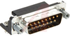 CONNECTOR, PLUG, HD-20, 15 POSITION, PCB, RIGHT ANGLE, 318 (SL,FM,BL) - 70085523 - Allied Electronics, Inc.