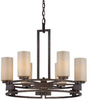 83886-FBZ Mid. Chandeliers-Glass Up - 650702 - Capital Lighting, Inc.
