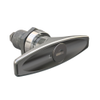 Quarter-Turn Cam Latch, Key Locking  T-handle, Spring-return Actuator, Not Sealed, Zinc Alloy, Chrome Plated, Bright - E5-9-612-TL0-10 - Southco