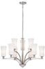 1629-613 Mid. Chandeliers-Glass Up - 337863 - Capital Lighting, Inc.