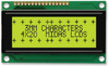 Display, Alphanumeric, 20X4, Yellow/grn; Character Count X Line Midas - 03AC3523 - Newark, An Avnet Company