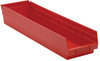 Economy 4 Shelf Bin, Red; Bin Colour Quantum Storage - 44AC6782 - Newark, An Avnet Company
